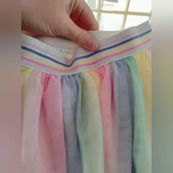 H&M Rainbow Tulle Skirt - Picture 2 of 5